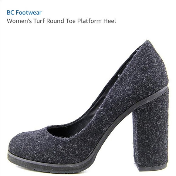 SOLD OUT BC Footwear Turf Pump Heel work block - Picture 2 of 8